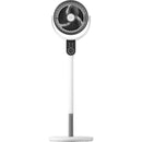 Vybra Oscillator Dual Height Tilt and Swing Fan White White