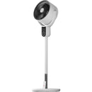 Vybra Oscillator Dual Height Tilt and Swing Fan White White