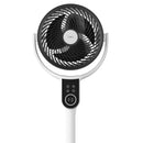 Vybra Oscillator Dual Height Tilt and Swing Fan White White