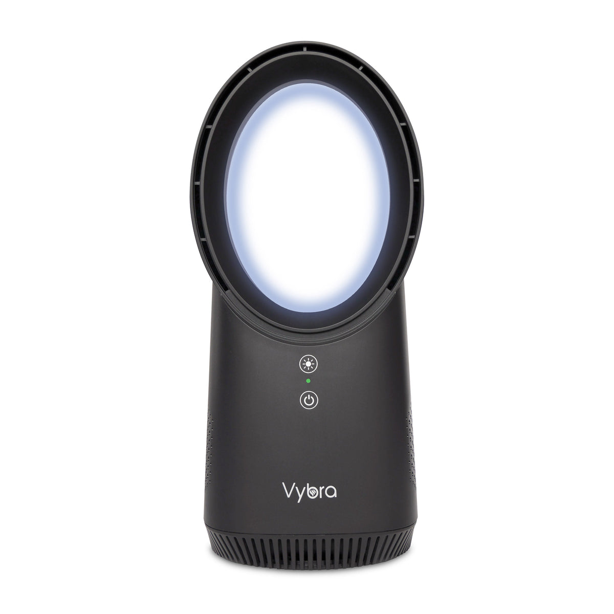 Vybra Solo Rechargeable Bladeless and Cordless Desktop Fan Black Black