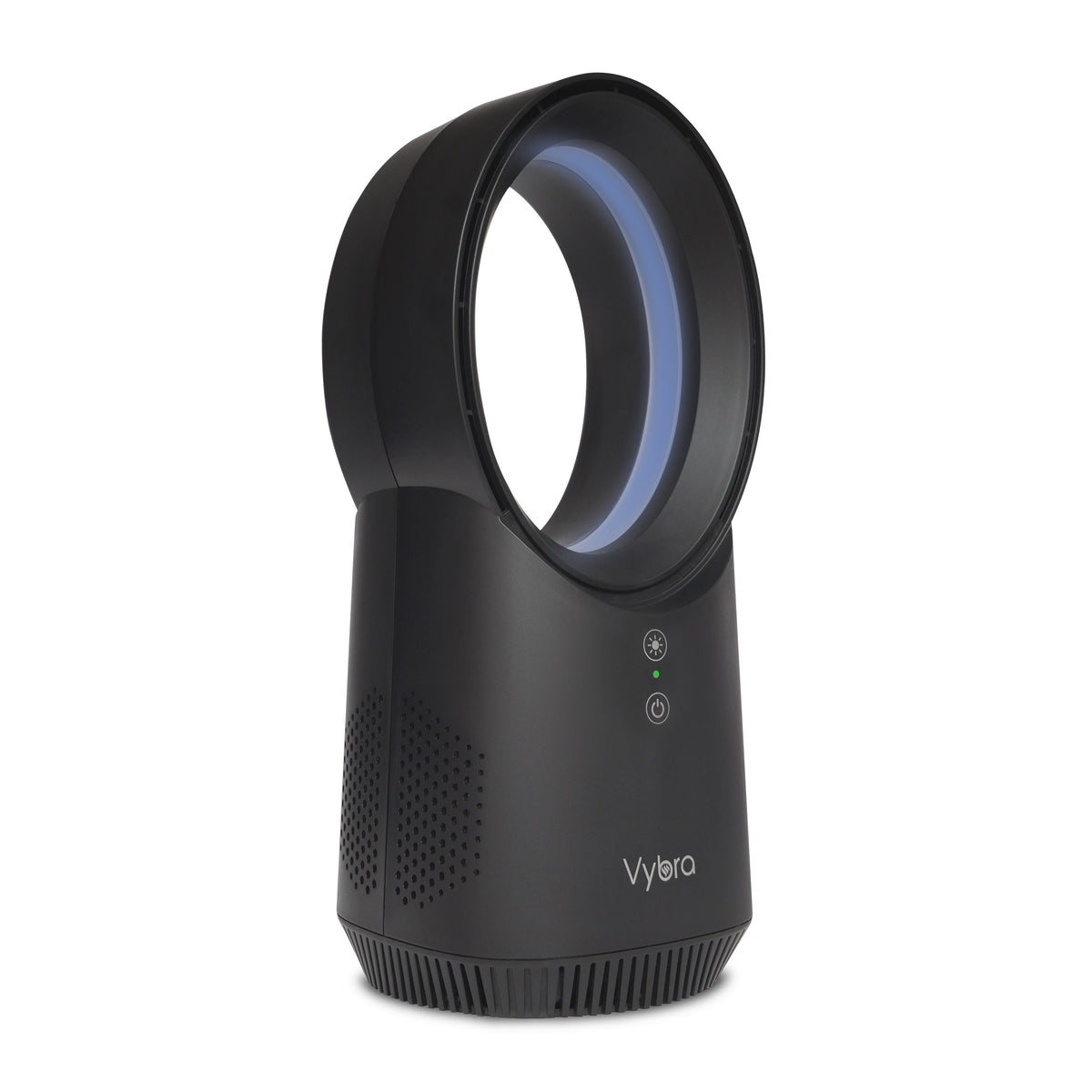 Vybra Solo Rechargeable Bladeless and Cordless Desktop Fan Black Black