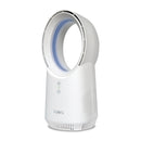 Vybra Solo Rechargeable Bladeless and Cordless Desktop Fan White White