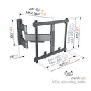Vogels ELITE TVM 5445 Full-Motion TV Wall Mount Black - Clearance