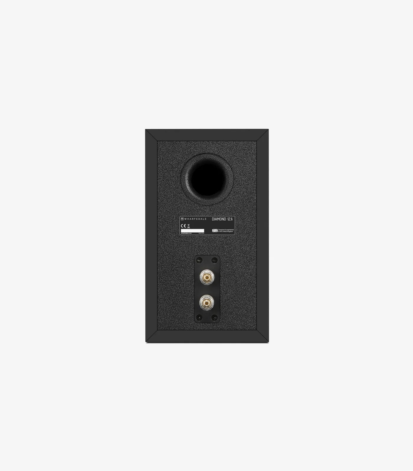 Wharfedale Diamond 12.1i Compact 2 way Standmount Bookshelf Speakers Pair - Black Black