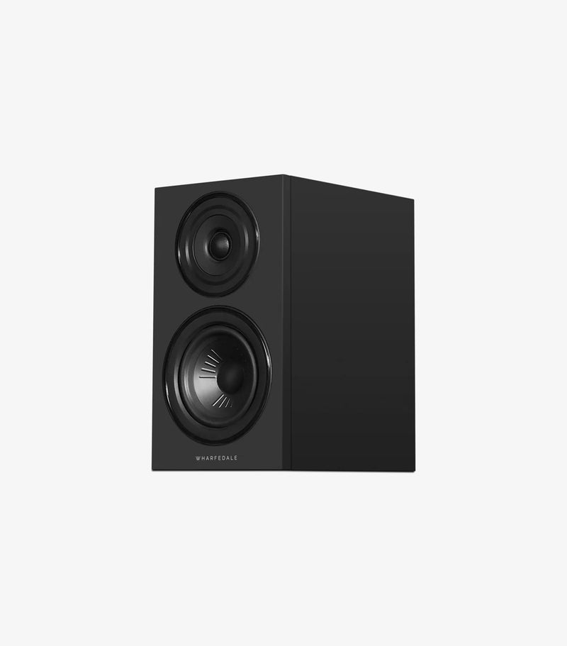 Wharfedale Diamond 12.1i Compact 2 way Standmount Bookshelf Speakers Pair - Black Black