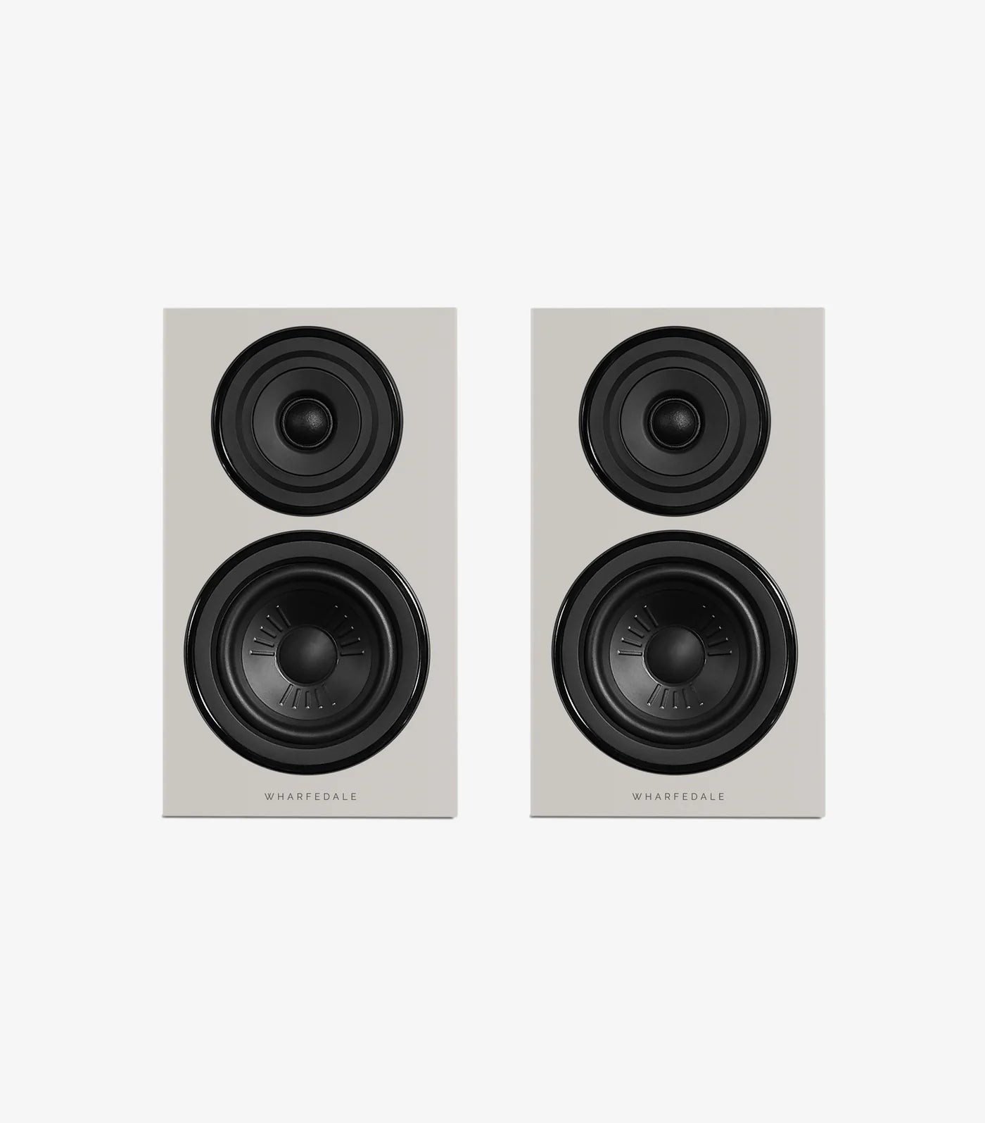 Wharfedale Diamond 12.1i Compact 2 way Standmount Bookshelf Speakers Pair - Grey Grey