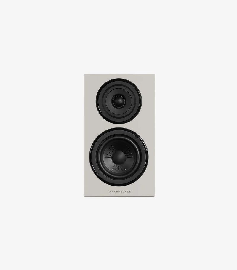 Wharfedale Diamond 12.1i Compact 2 way Standmount Bookshelf Speakers Pair - Grey Grey