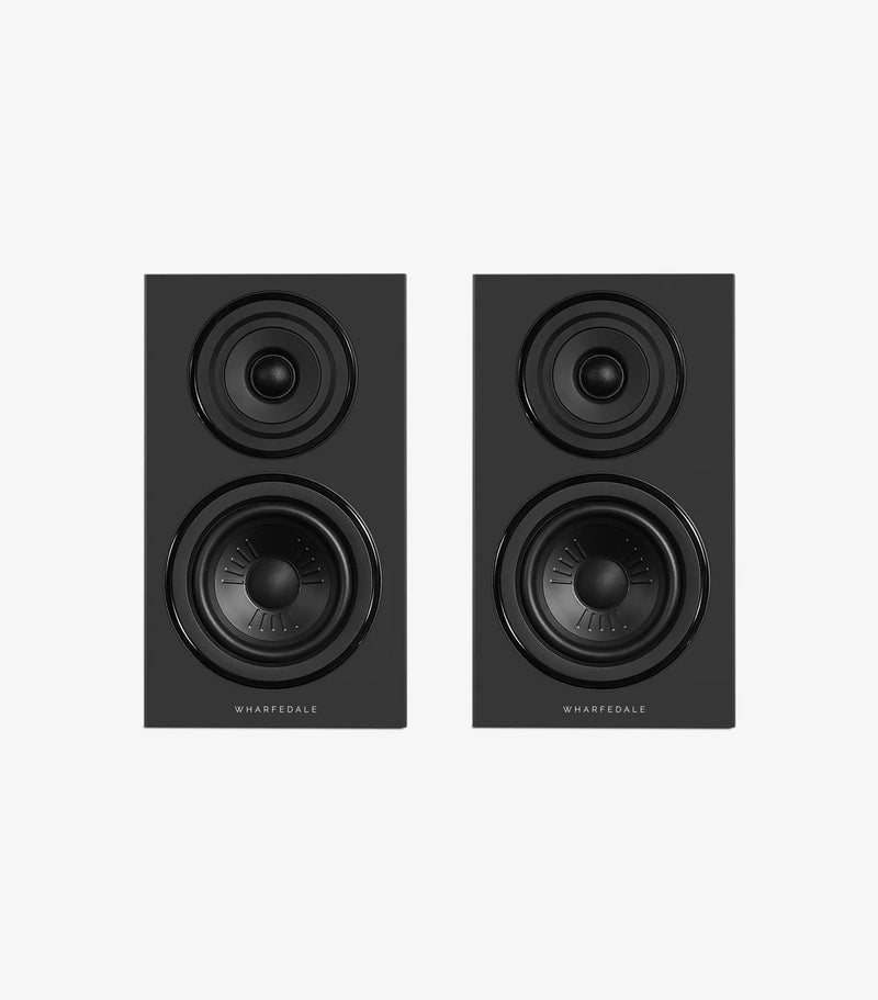 Wharfedale Diamond 12.1i Compact 2 way Standmount Bookshelf Speakers Pair - Walnut Walnut