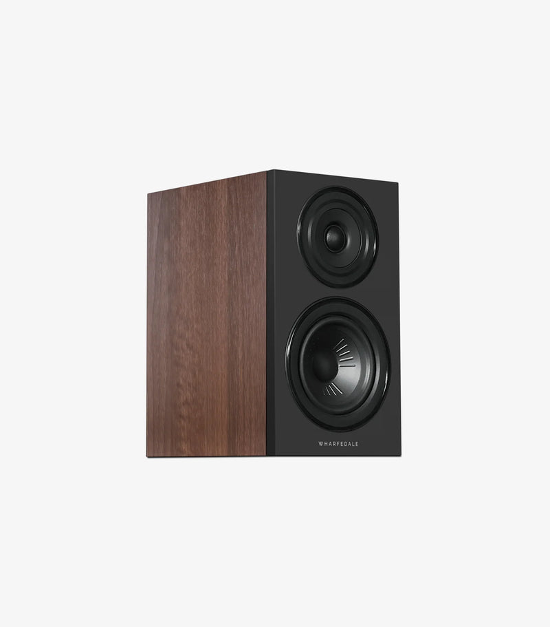 Wharfedale Diamond 12.1i Compact 2 way Standmount Bookshelf Speakers Pair - Walnut Walnut