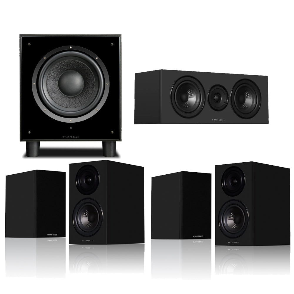 Wharfedale Diamond 12.1i HCP 5.1 Home Cinema Speaker Package - Black Black