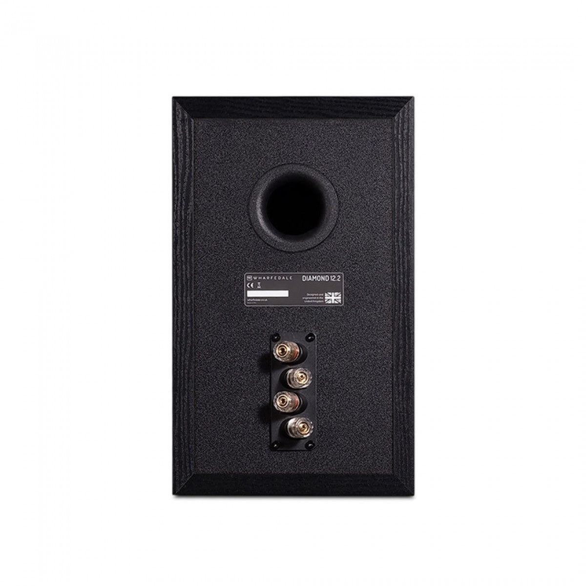 Wharfedale Diamond 12.2 Standmount Bookshelf speaker Compact 2 way (pair) Black Oak Black Oak