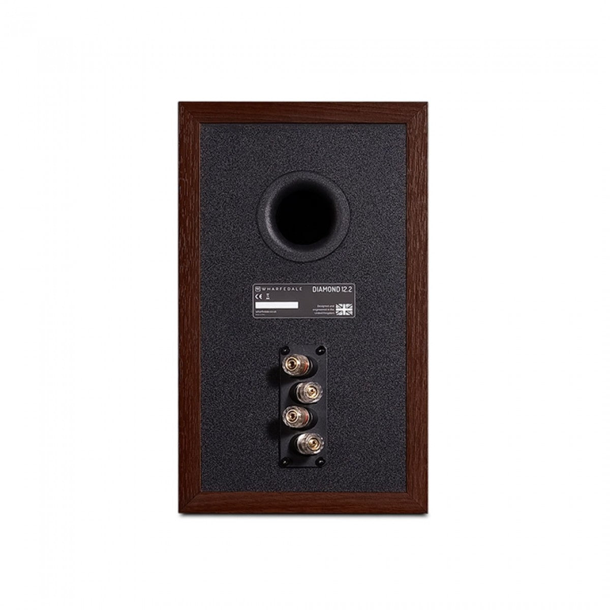 Wharfedale Diamond 12.2 Standmount Bookshelf speaker Compact 2 way (pair) Walnut Pearl - Open Box Clearance