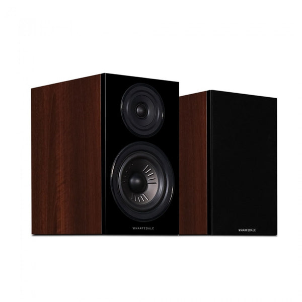Wharfedale Diamond 12.2 Standmount Bookshelf speaker Compact 2 way (pair) Walnut Pearl - Open Box Clearance