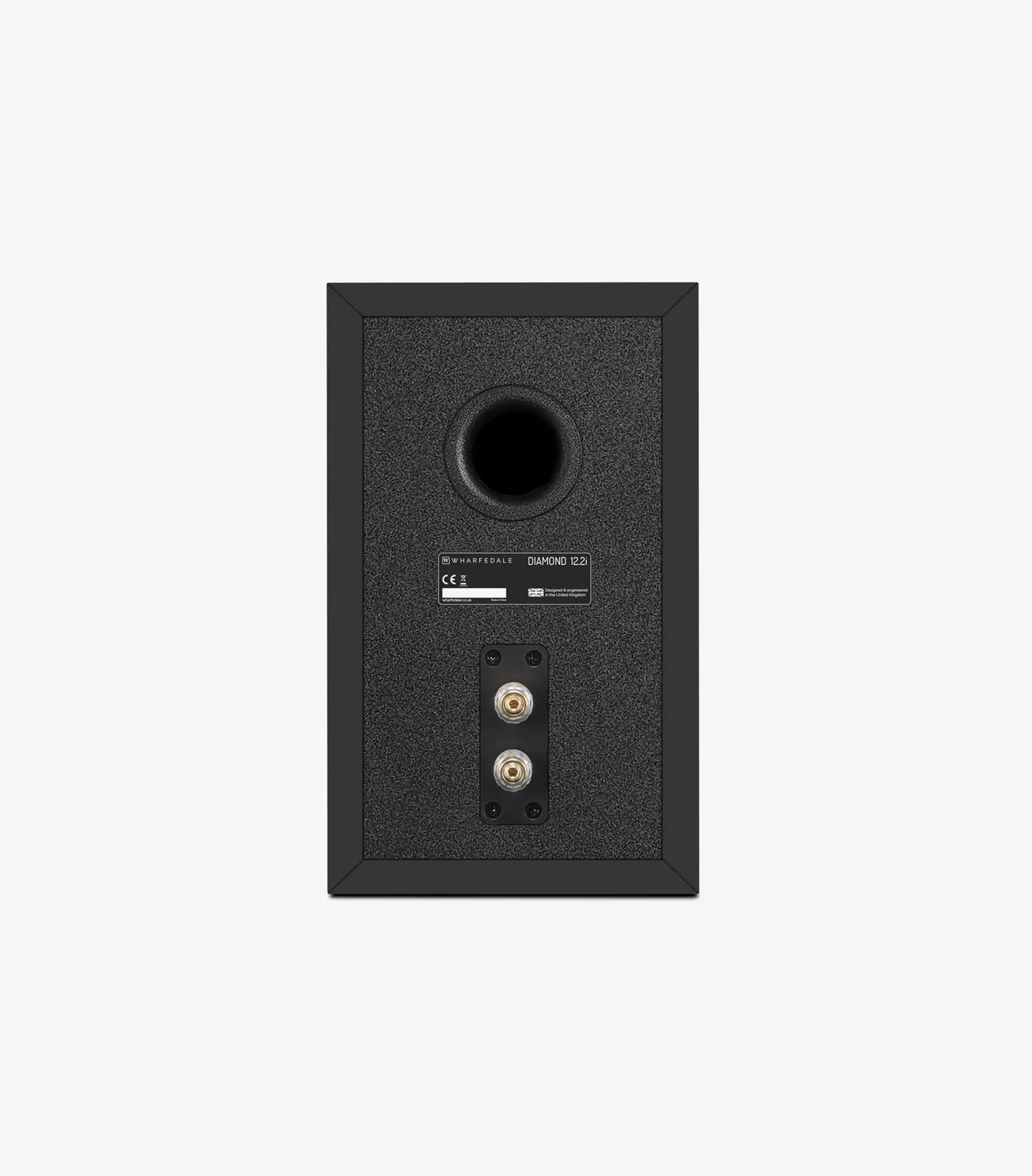 Wharfedale Diamond 12.2i Standmount Bookshelf Speakers Compact 2 way Pair - Black Black