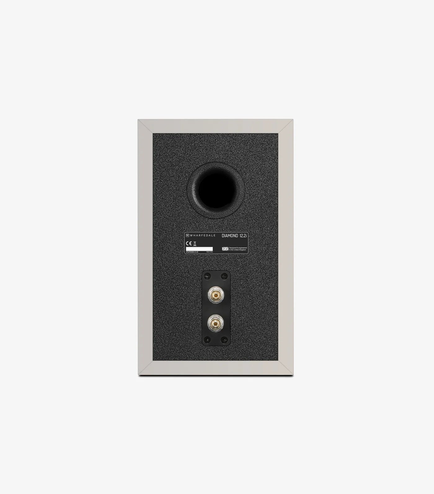 Wharfedale Diamond 12.2i Standmount Bookshelf Speakers Compact 2 way Pair - Grey Grey