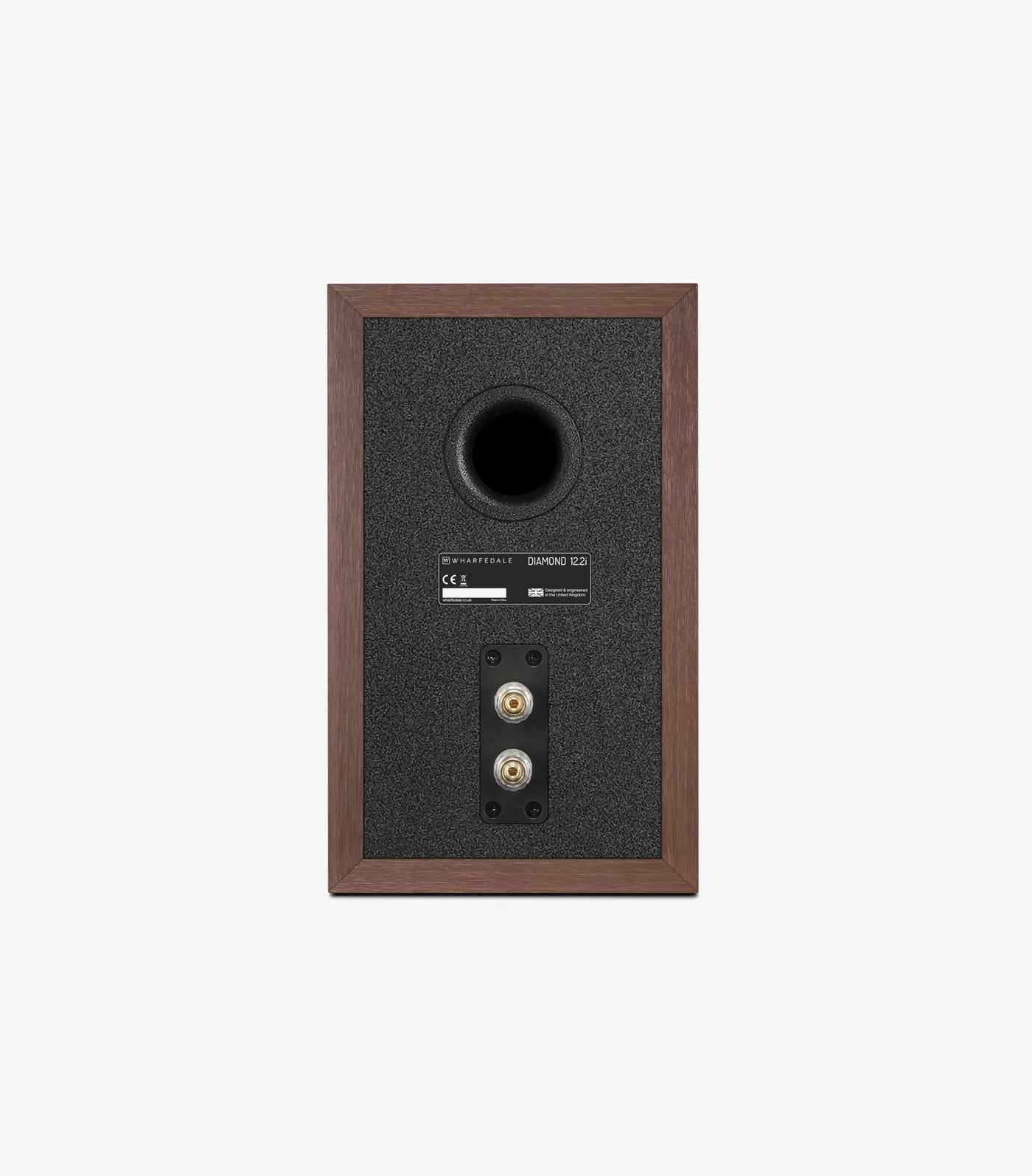 Wharfedale Diamond 12.2i Standmount Bookshelf Speakers Compact 2 way Pair - Walnut Walnut