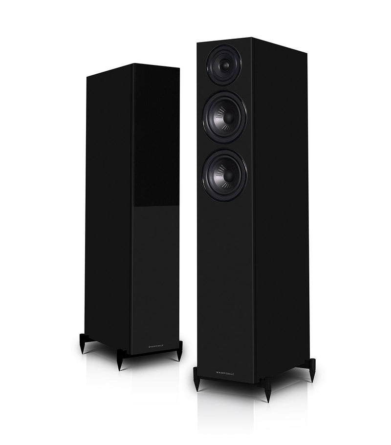 Wharfedale Diamond 12.3i Floorstanding Speakers Pair - Black Black