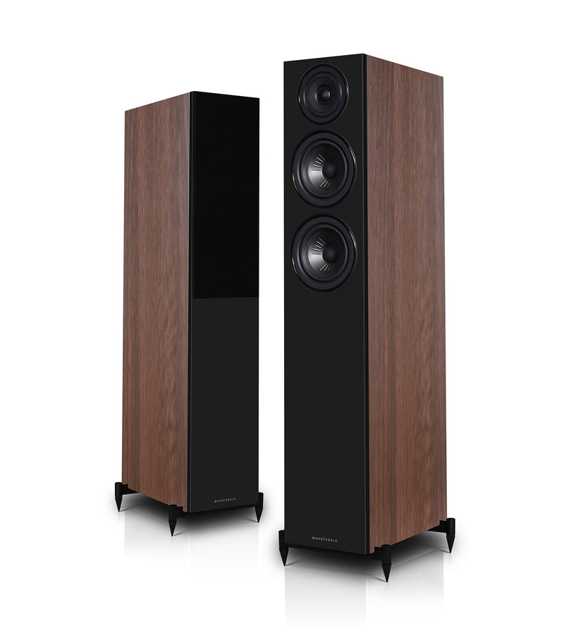 Wharfedale Diamond 12.3i Floorstanding Speakers Pair - Walnut Walnut