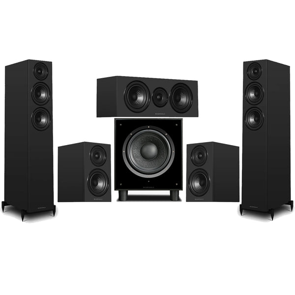 Wharfedale Diamond 12.3i HCP 5.1 Home Cinema Speaker Package - Black Black