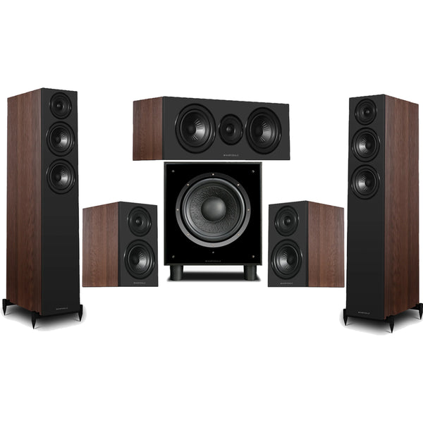Wharfedale Diamond 12.3i HCP 5.1 Home Cinema Speaker Package - Walnut