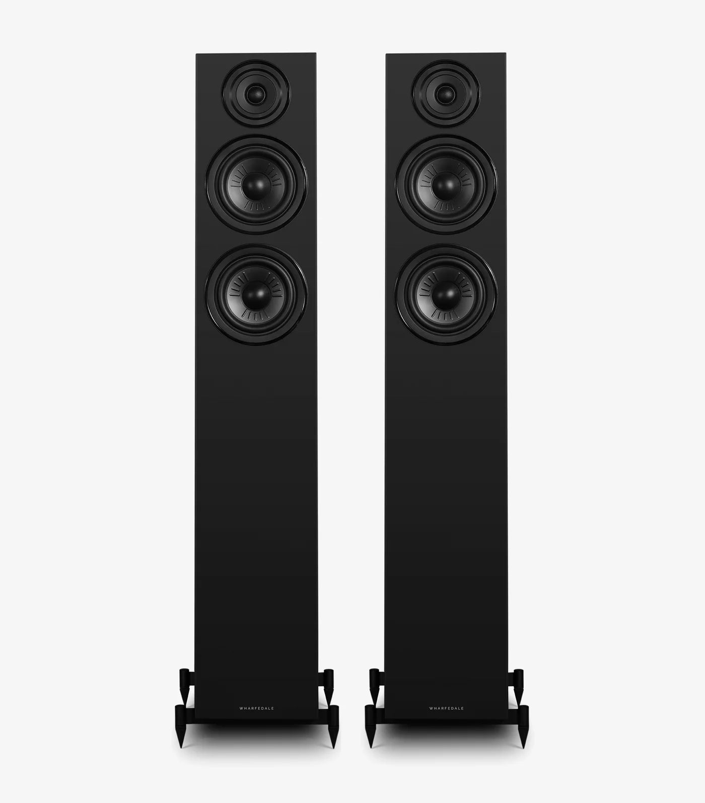 Wharfedale Diamond 12.4i Floorstanding Speakers Pair - Black Black