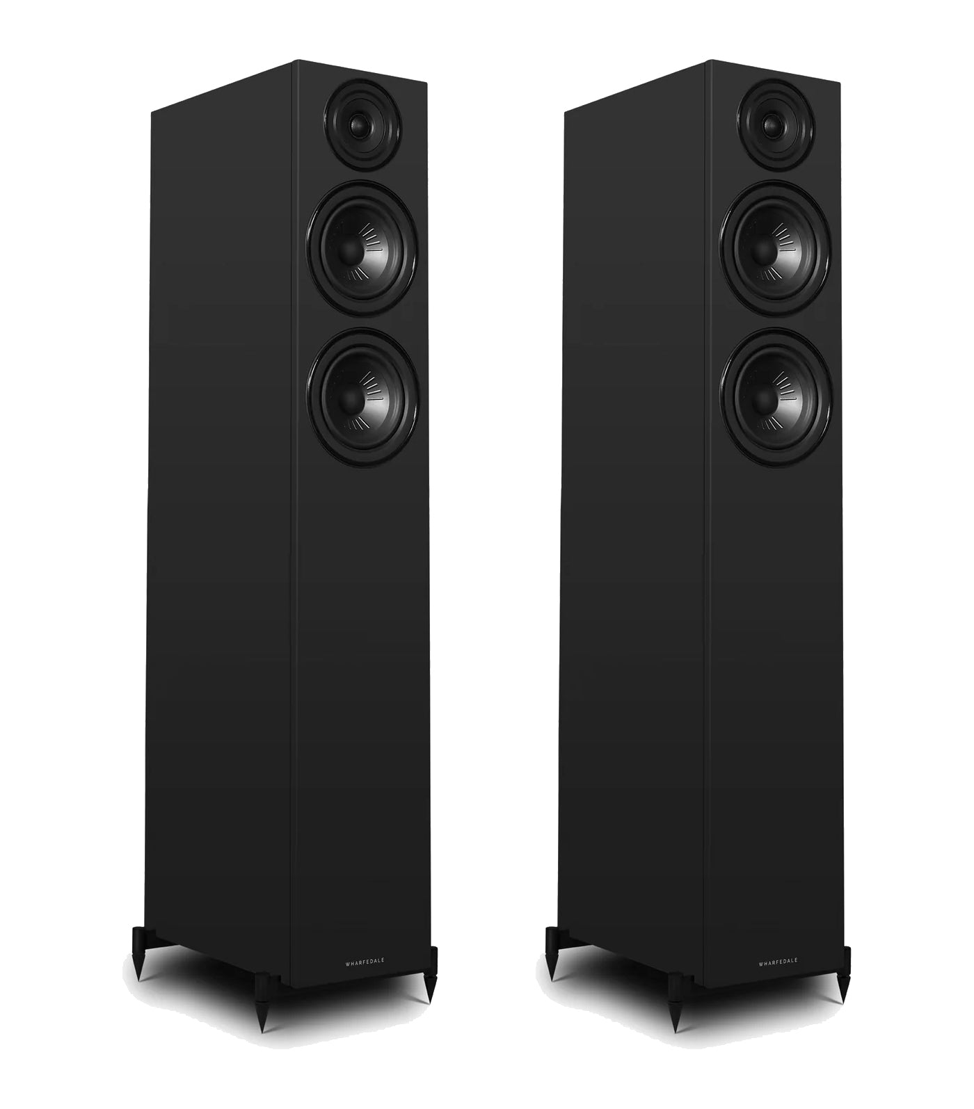 Wharfedale Diamond 12.4i Floorstanding Speakers Pair - Black Black