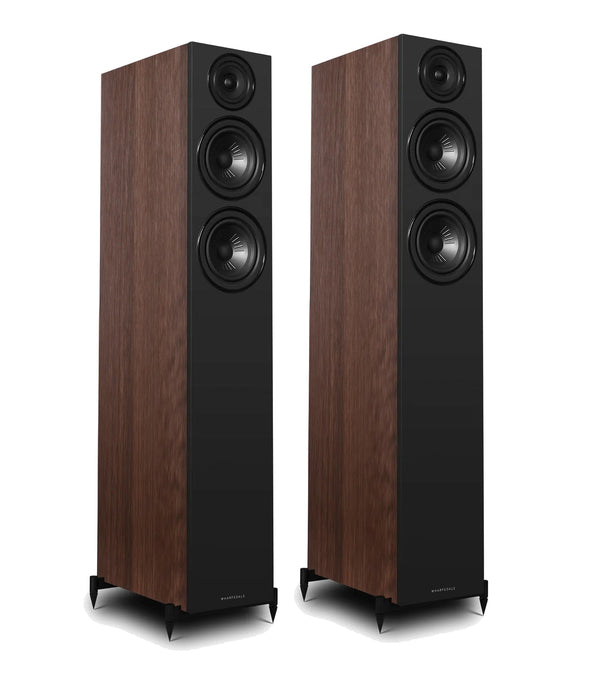 Wharfedale Diamond 12.4i Floorstanding Speakers Pair - Walnut Walnut
