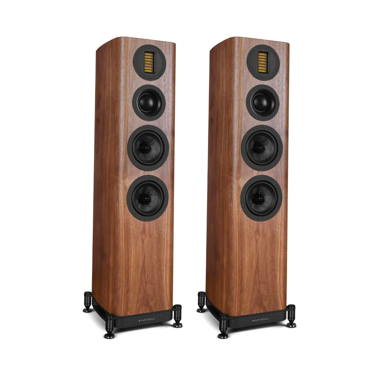 Wharfedale EVO 5.3 Floorstanding Speakers Pair Walnut Walnut