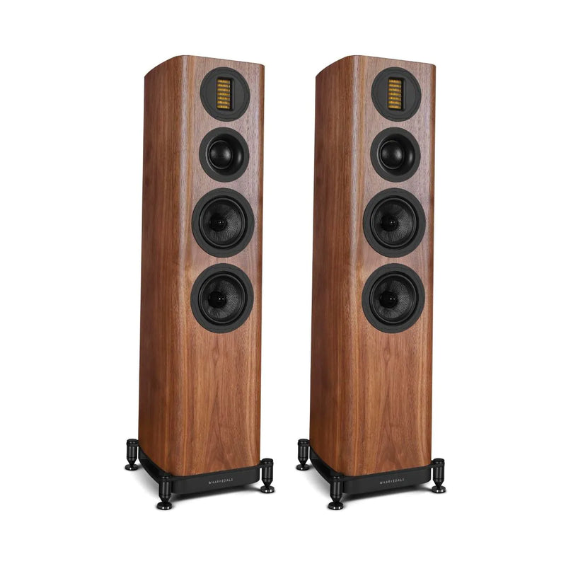Wharfedale EVO 5.3 Floorstanding Speakers Pair Walnut Walnut