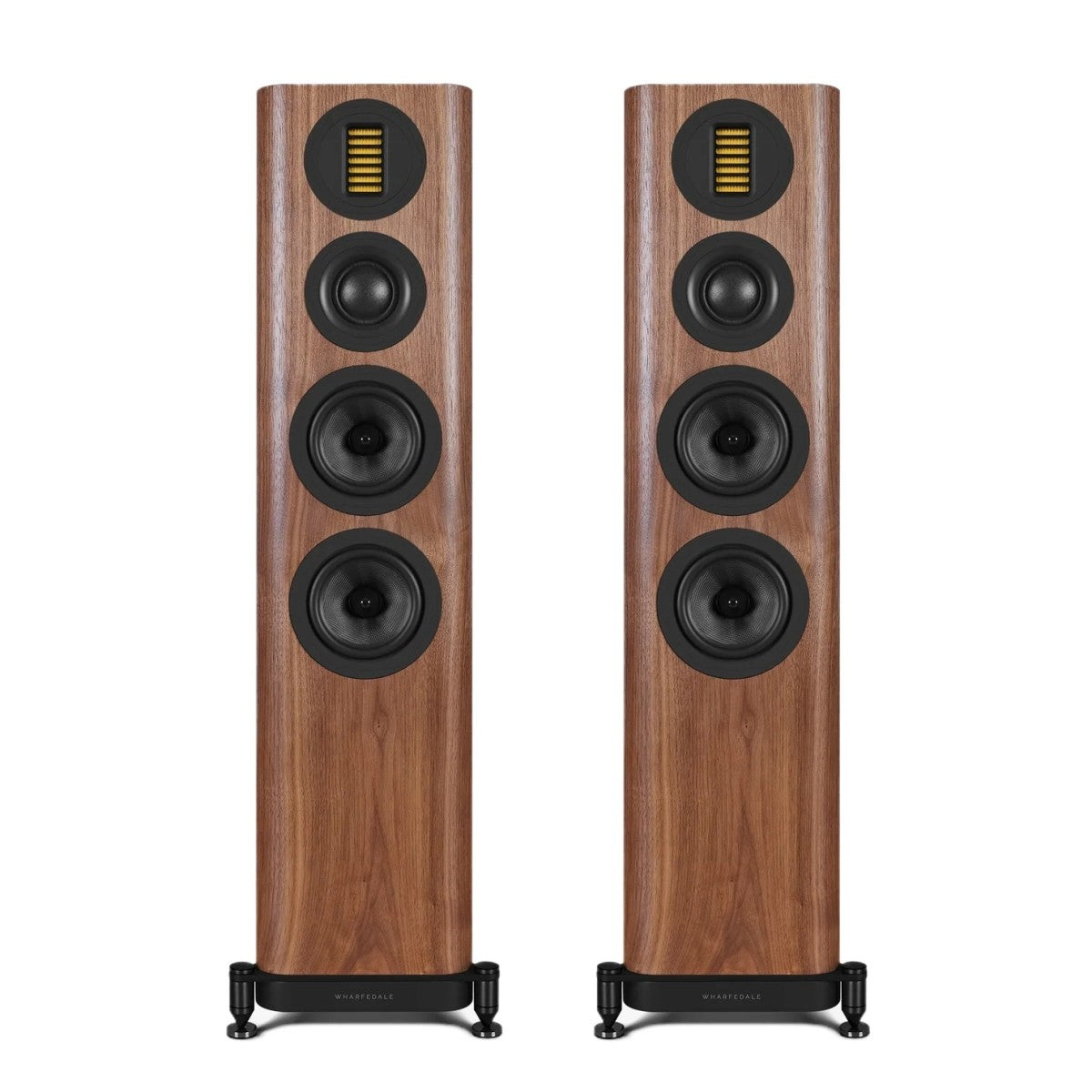 Wharfedale EVO 5.3 Floorstanding Speakers Pair Walnut Walnut
