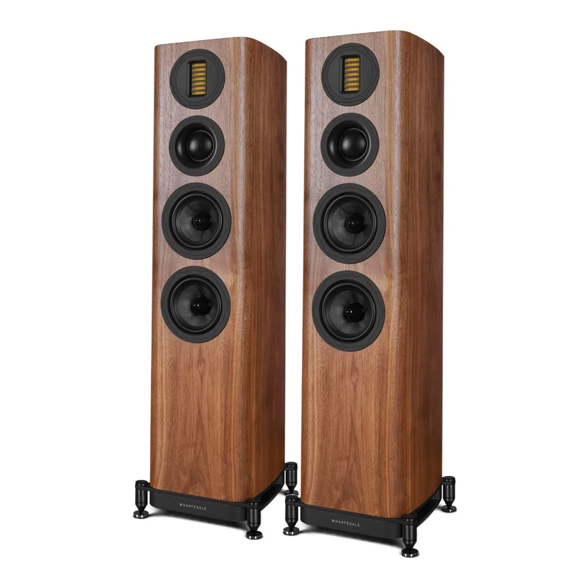 Wharfedale EVO 5.3 Floorstanding Speakers Pair Walnut Walnut