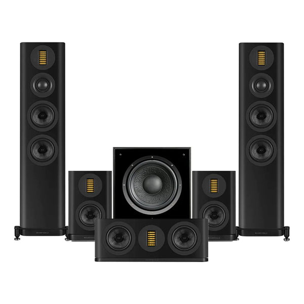 Wharfedale EVO 5.3 HCP 5.1 Surround Sound Home Cinema Speakers Package Black Black