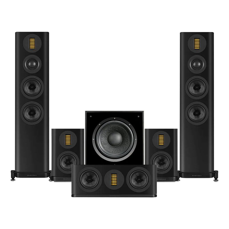 Wharfedale EVO 5.3 HCP 5.1 Surround Sound Home Cinema Speakers Package Black Black