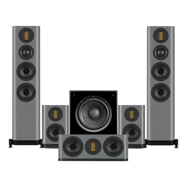 Wharfedale EVO 5.3 HCP 5.1 Surround Sound Home Cinema Speakers Package Lunar Grey Grey