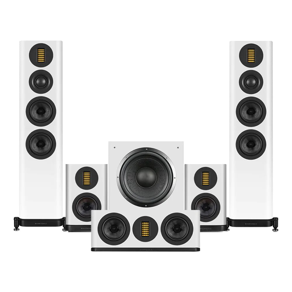 Wharfedale EVO 5.3 HCP 5.1 Surround Sound Home Cinema Speakers Package White White