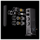 Wharfedale EVO 5.4 Floorstanding Speakers Pair Black Black
