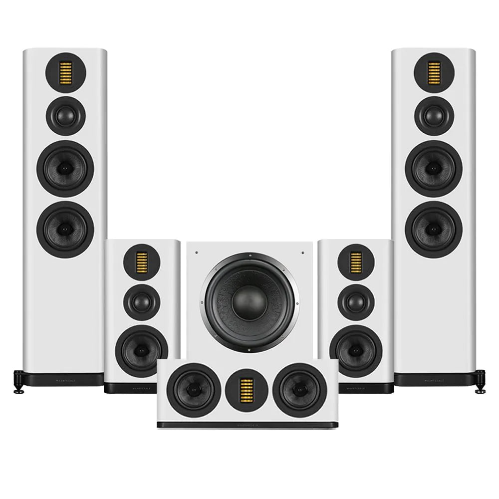 Wharfedale EVO 5.4 HCP 5.1 Surround Sound Home Cinema Speakers Package White White