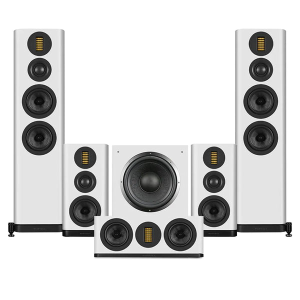 Wharfedale EVO 5.4 HCP 5.1 Surround Sound Home Cinema Speakers Package White White
