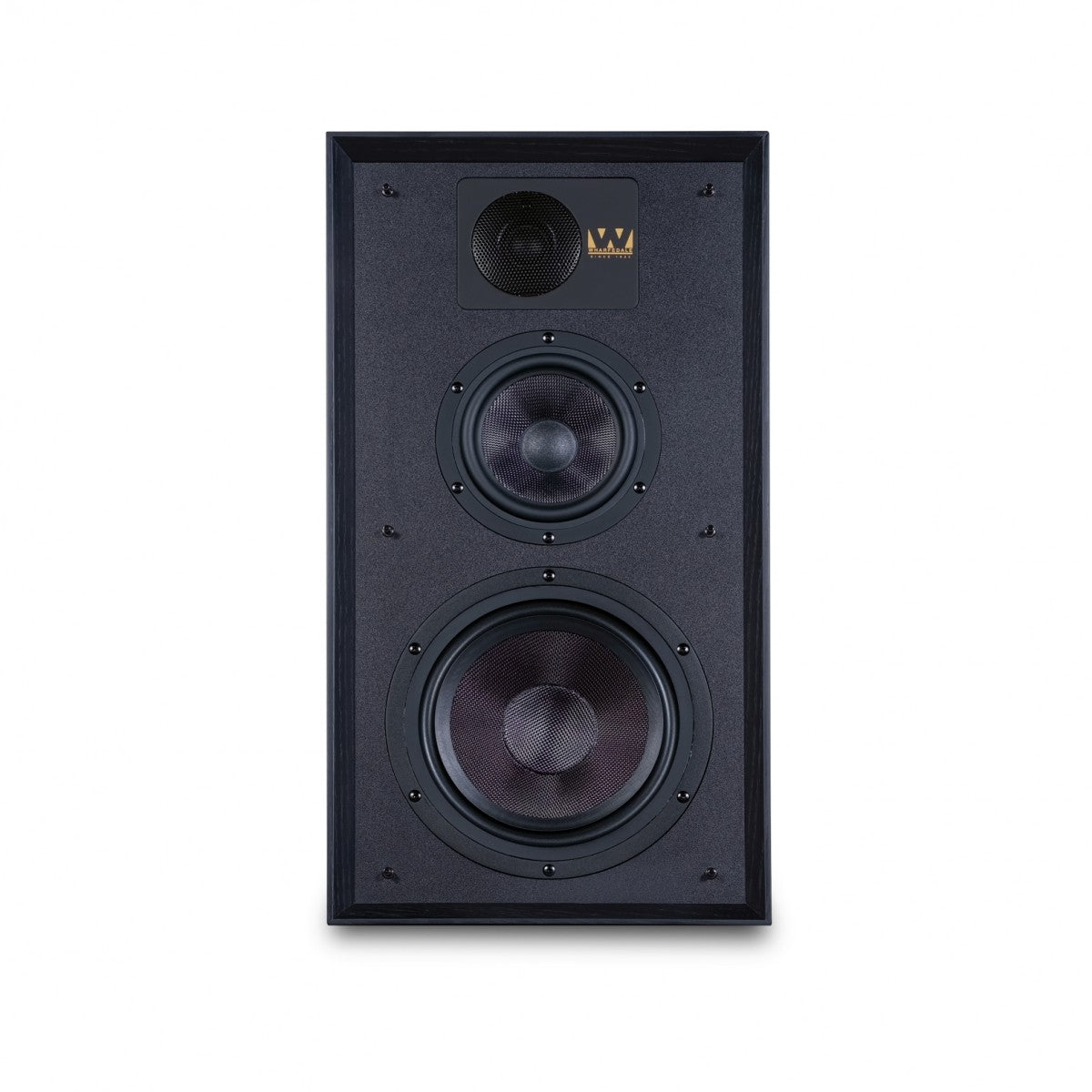 Wharfedale Linton Heritage Standmount Bookshelf Speakers Pair - Black Oak Black
