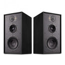 Wharfedale Linton Heritage Standmount Bookshelf Speakers Pair - Black Oak Black