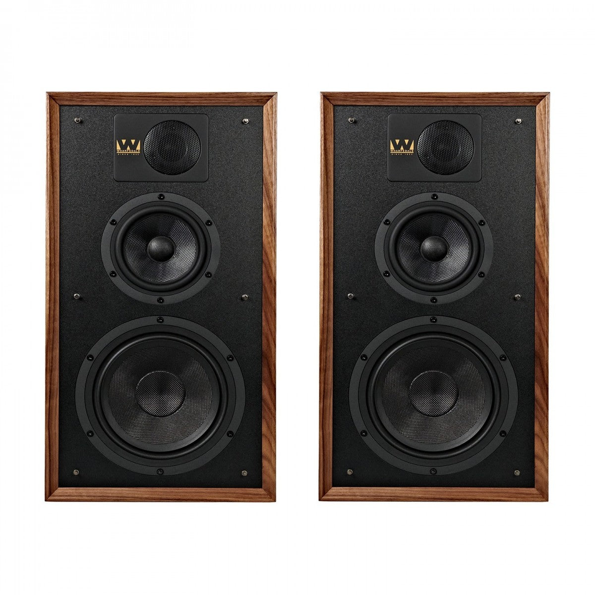 Wharfedale Linton Heritage Standmount Bookshelf Speakers Pair - Walnut Walnut