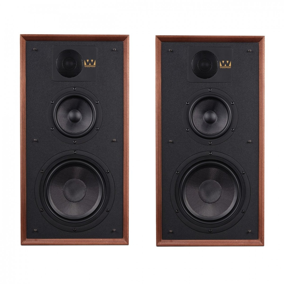 Wharfedale Linton Heritage Standmount Speakers with Matching Stands - Walnut Walnut