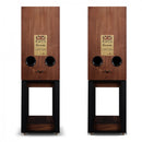 Wharfedale Linton Heritage Standmount Speakers with Matching Stands - Walnut Walnut
