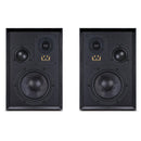 Wharfedale Super Denton Heritage Standmount Bookshelf Speakers Pair - Black Oak Black