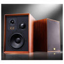 Wharfedale Super Denton Heritage Standmount Bookshelf Speakers Pair - Mahogany Mahogany