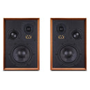 Wharfedale Super Denton Heritage Standmount Bookshelf Speakers Pair - Mahogany Mahogany