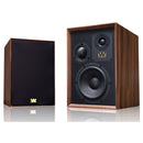 Wharfedale Super Denton Heritage Standmount Bookshelf Speakers Pair - Walnut Walnut