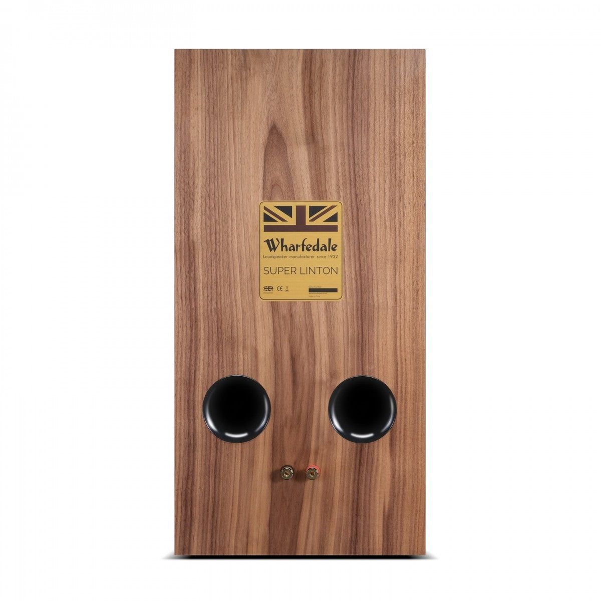 Wharfedale Super Linton Heritage Standmount Bookshelf Speakers Pair - Walnut Walnut