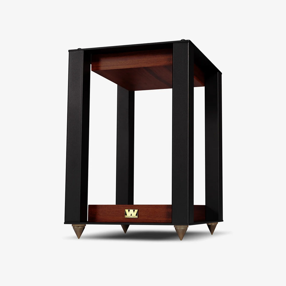 Wharfedale Super Linton Heritage Standmount Speakers with Matching Stands - Mahogany Mahogany