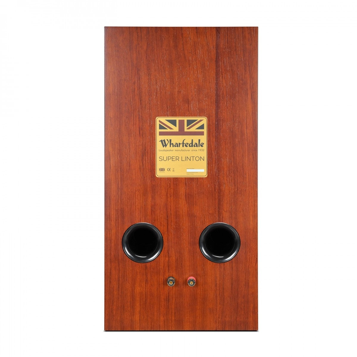Wharfedale Super Linton Heritage Standmount Speakers with Matching Stands - Mahogany Mahogany